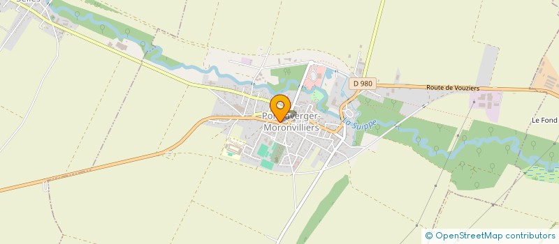 localisation de l'entreprise ADMR PONTFAVERGER REFERENCE SERVICE A LA PERSONNE à PONTFAVERGER-MORONVILLIERS