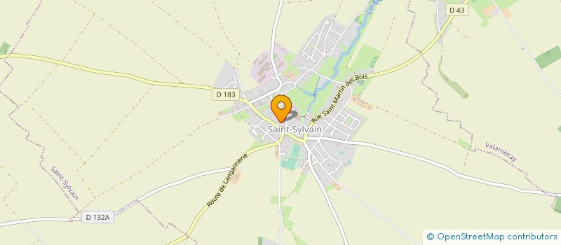 localisation de l'entreprise ADMR REPAS DOMICILE DE L'ORNE A LA VIRE à SAINT-SYLVAIN
