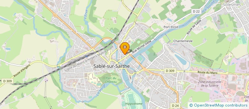 localisation de l'entreprise ADMR SABLE SUR SARTHE  SABLE-SUR-SARTHE