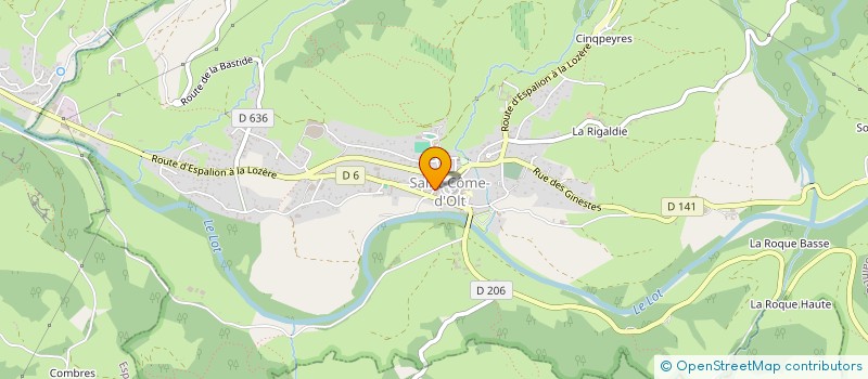 localisation de l'entreprise ADMR SAINT COME - ESPALION  SAINT COME D'OLT