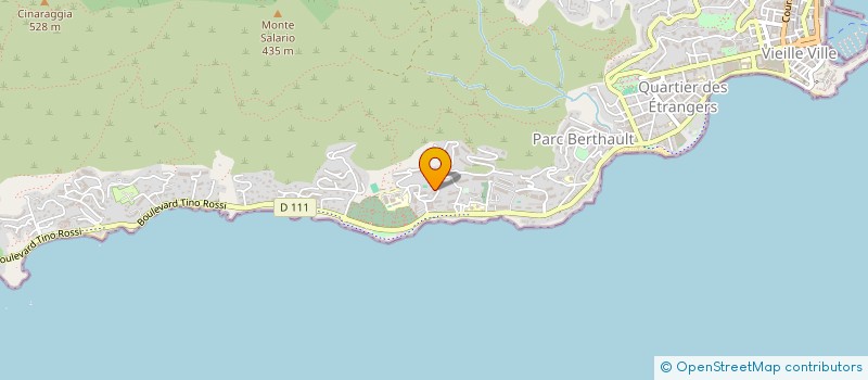 localisation de l'entreprise ADMR SCALDA SOLE à AJACCIO