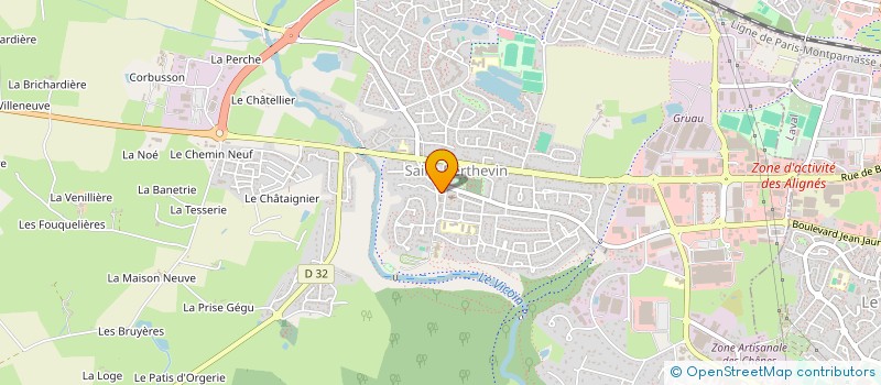 localisation de l'entreprise ADMR ST BERTHEVIN  SAINT-BERTHEVIN