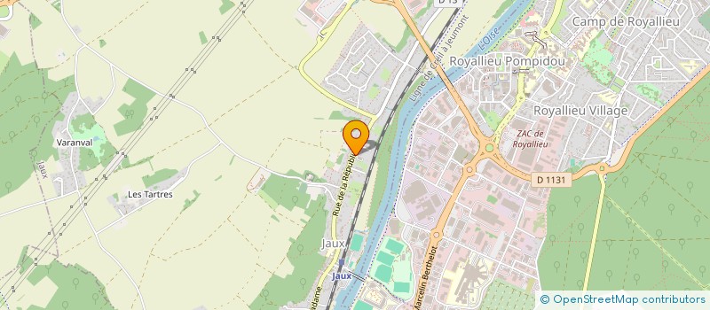 localisation de l'entreprise ADMR T I S F  JAUX