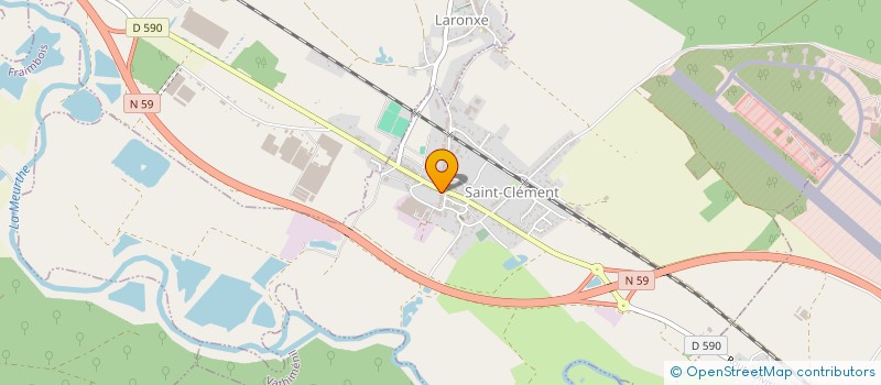 localisation de l'entreprise ADMR VALLEE DE LA MEURTHE  SAINT-CLEMENT