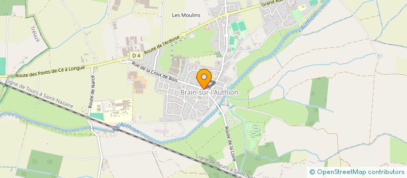 localisation de l'entreprise ADMR VALLEE DE LAUTHION à LOIRE-AUTHION