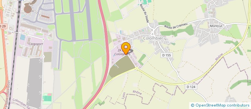 localisation de l'entreprise ADMRESINE  COLOMBIER-SAUGNIEU