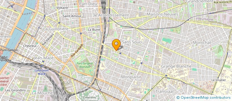 localisation de l'entreprise ADMS  LYON