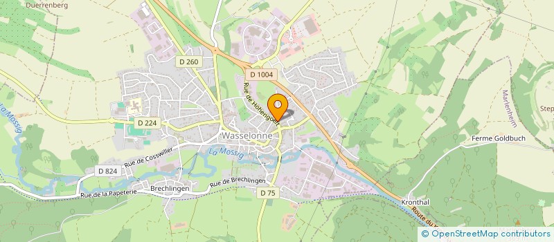 localisation de l'entreprise ADMS  ZEHNACKER