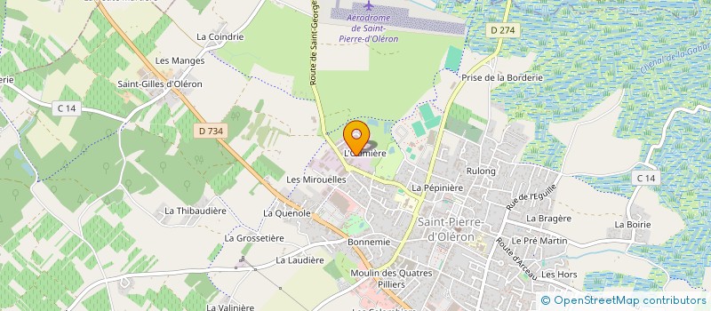 localisation de l'entreprise ADMS  SAINT-PIERRE-D OLERON