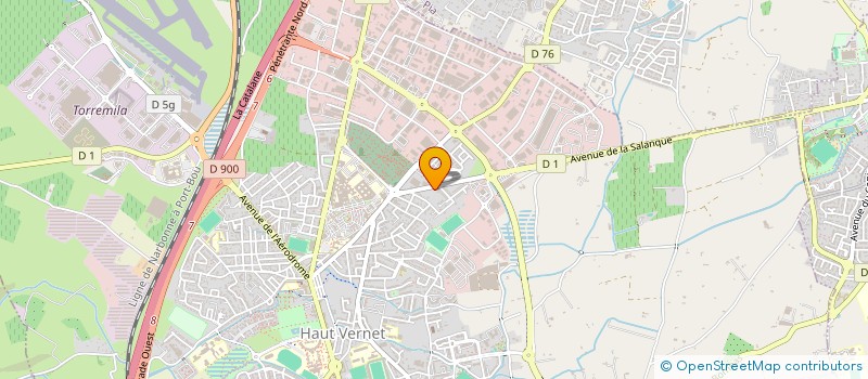 localisation de l'entreprise ADMS ASSIST DECAPAGE MEDITERRANEE SCE  PERPIGNAN
