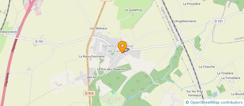 localisation de l'entreprise ADMS NUTRITION SARL à SAINTE-CATHERINE-DE-FIERBOIS