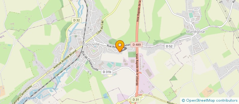 localisation de l'entreprise ADMT à EPOUVILLE