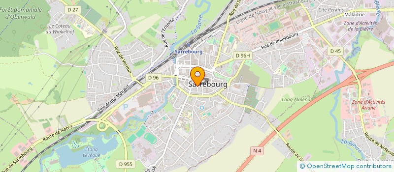 localisation de l'entreprise ADMTRANS  SARREBOURG