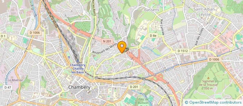 localisation de l'entreprise ADMUSIC  CHAMBERY