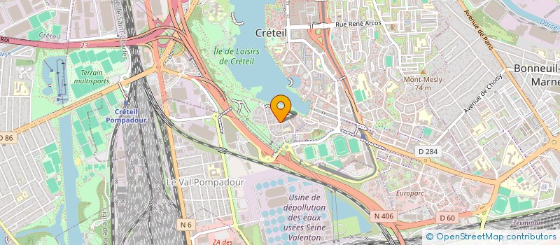 localisation de l'entreprise ADMV à CRETEIL