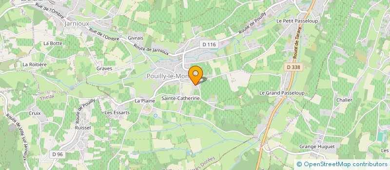 localisation de l'entreprise ADMVIE à PORTE-DES-PIERRES-DOREES