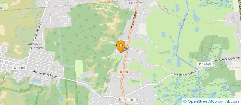 localisation de l'entreprise ADMX  MERLIMONT