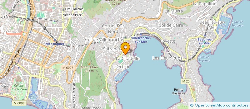 localisation de l'entreprise ADN 2 à VILLEFRANCHE-SUR-MER