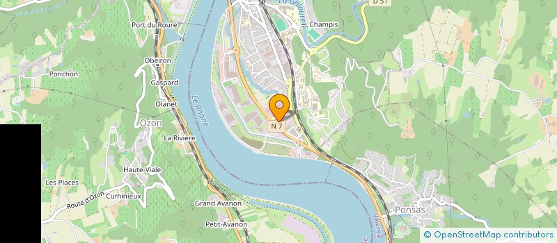 localisation de l'entreprise ADN 26 à SAINT-VALLIER