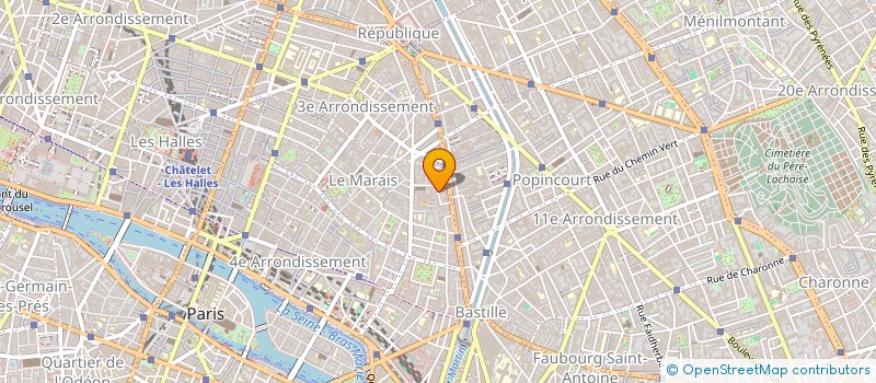 localisation de l'entreprise ADN  PARIS