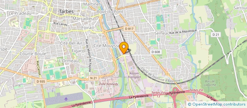 localisation de l'entreprise ADN  SEMEAC