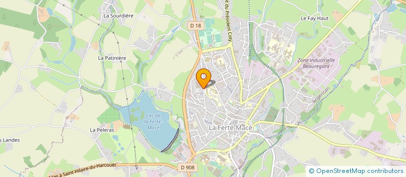 localisation de l'entreprise ADN 61 à LA FERTE MACE