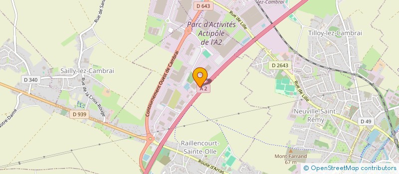 localisation de l'entreprise ADN  THUN-SAINT-MARTIN