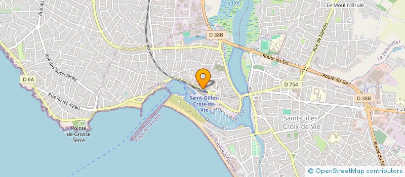 localisation de l'entreprise ADN à SAINT-GILLES-CROIX-DE-VIE