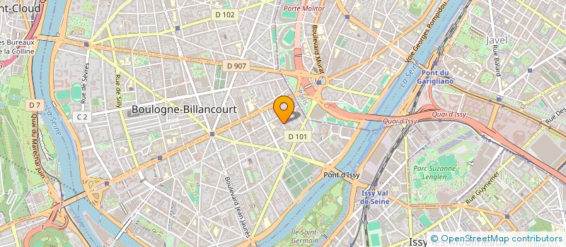 localisation de l'entreprise ADN à BOULOGNE-BILLANCOURT