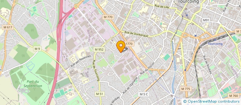 localisation de l'entreprise ADN à MOUVAUX