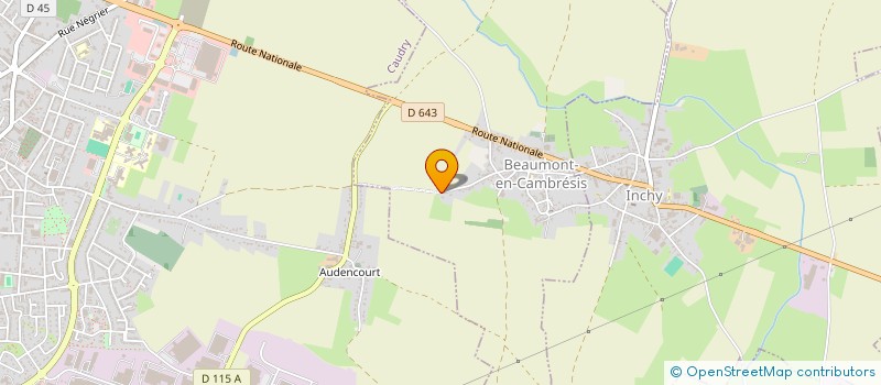 localisation de l'entreprise ADN à BEAUMONT-EN-CAMBRESIS