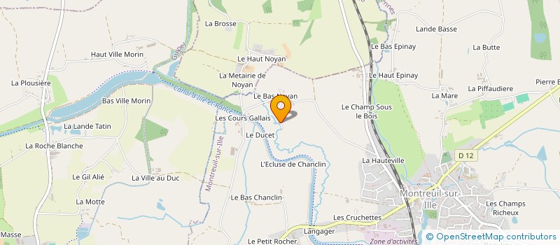 localisation de l'entreprise ADN  MONTREUIL-SUR-ILLE