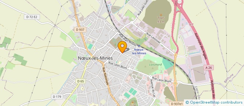 localisation de l'entreprise ADN  NUX-LES-MINES