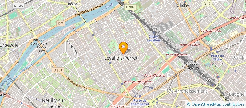 localisation de l'entreprise ADN à LEVALLOIS-PERRET
