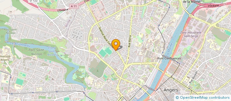 localisation de l'entreprise ADN à ANGERS