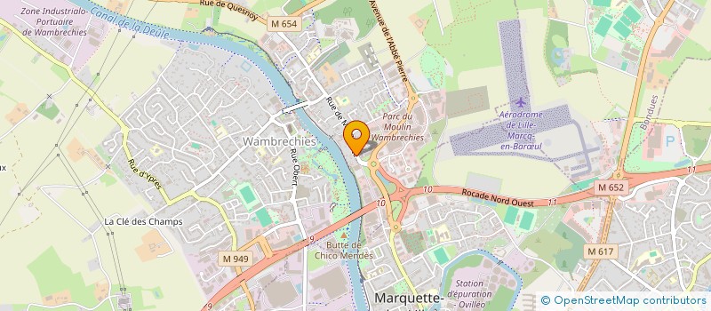 localisation de l'entreprise ADN (ACADEMY DYNAMIC NETWORKERS) à WAMBRECHIES