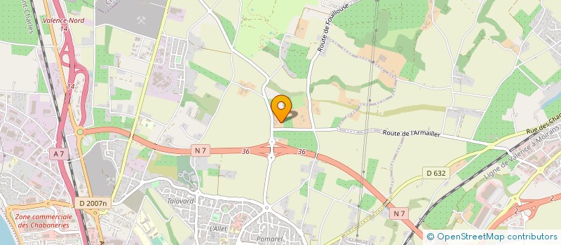 localisation de l'entreprise ADN-AGREGAT DE NERONES  BOURG LES VALENCE