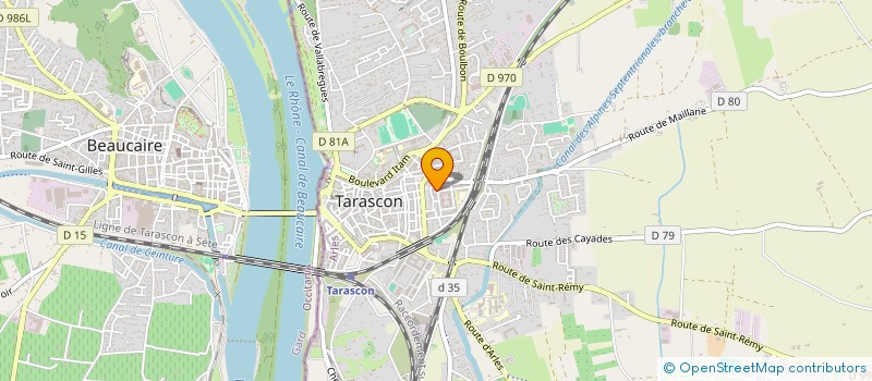 localisation de l'entreprise ADN ASSOC DI NISTOUN à TARASCON