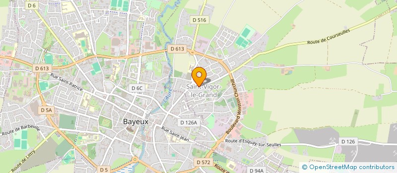 localisation de l'entreprise ADN - AVENUE DE NORMANDIE  BAYEUX