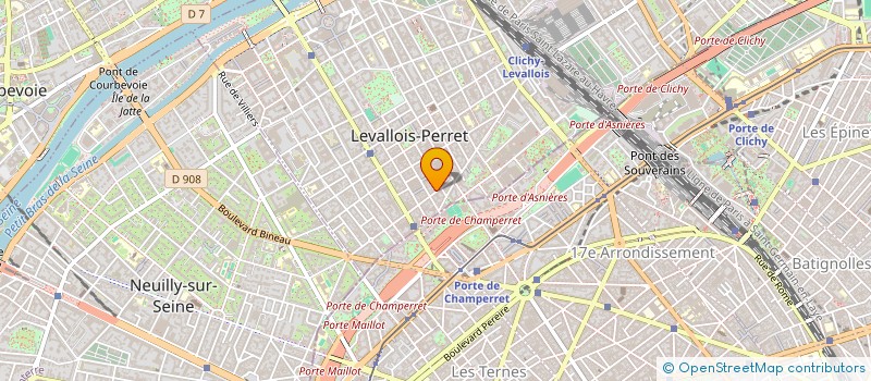 localisation de l'entreprise ADN BAT à LEVALLOIS-PERRET