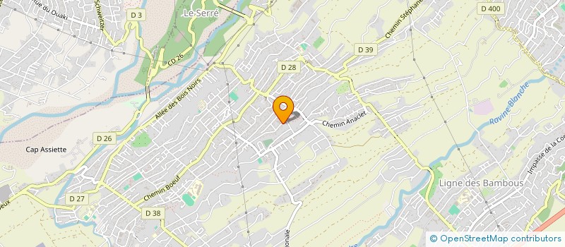 localisation de l'entreprise ADN BTP à SAINT-PIERRE