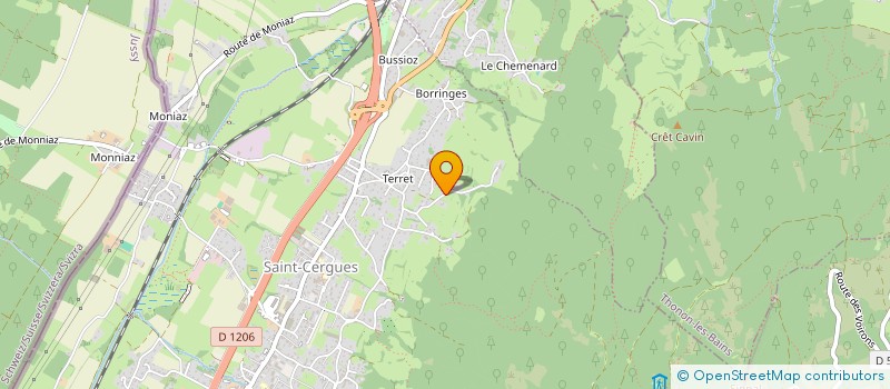 localisation de l'entreprise ADN CARBONE  SAINT-CERGUES