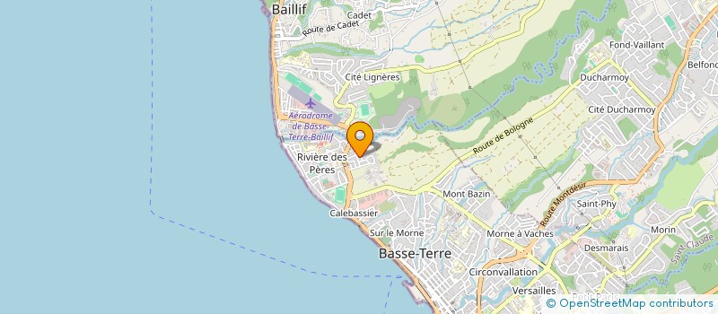 localisation de l'entreprise ADN CHICKEN à BASSE-TERRE