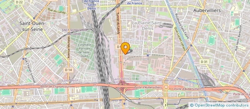 localisation de l'entreprise ADN CLE AUTO PROG  SAINT-DENIS