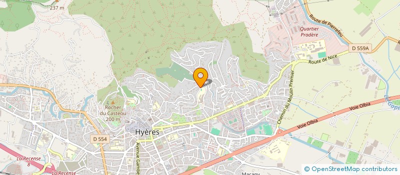 localisation de l'entreprise ADN-COACHING ET FORMATION à HYERES