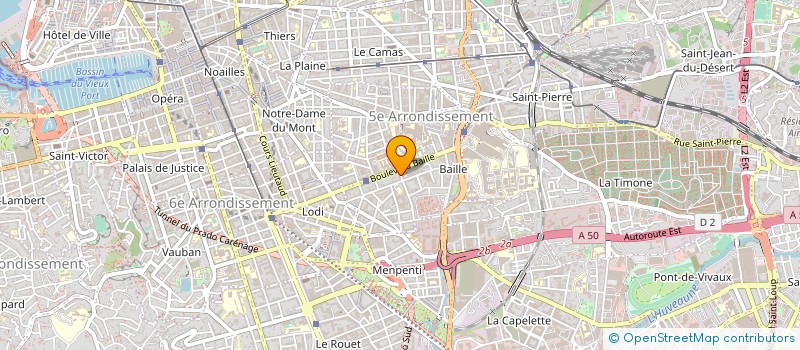 localisation de l'entreprise ADN COMPOGRAVURE à MARSEILLE