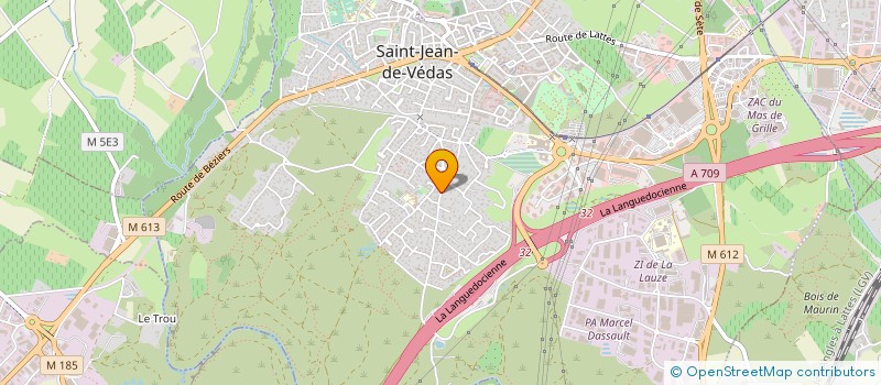 localisation de l'entreprise ADN CONCEPT  SAINT-JEAN-DE-VEDAS