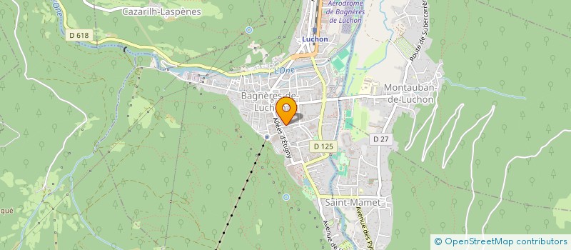 localisation de l'entreprise ADN CONCEPTION à BAGNERES-DE-LUCHON