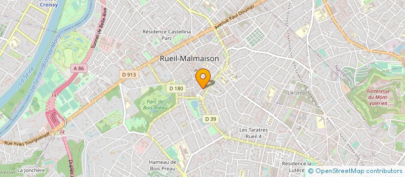 localisation de l'entreprise ADN CONNECT à RUEIL-MALMAISON