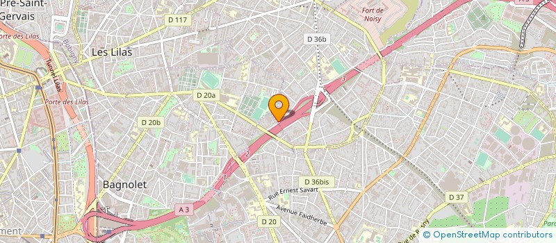 localisation de l'entreprise ADN CONSEIL à ROMAINVILLE